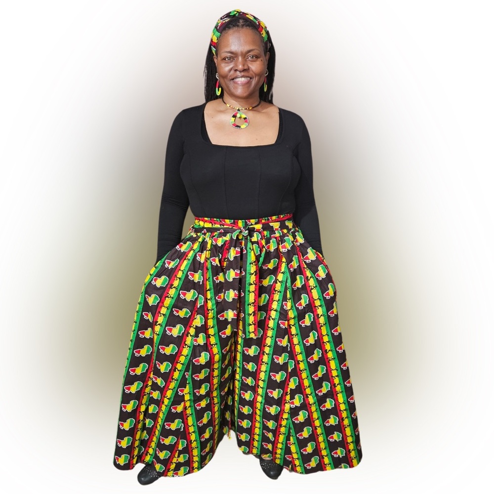 ANKARA PALAZZO PANTS WITH POCKETS